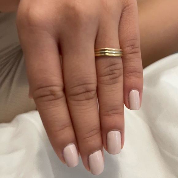 3 color gold ring - Picture 2 of 4